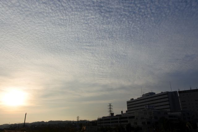 川の周りは空が広い