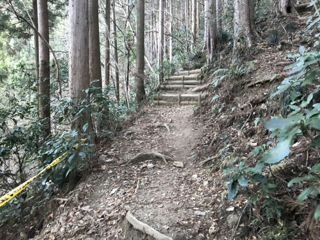 途中寒すぎてスマホのナビが止まる