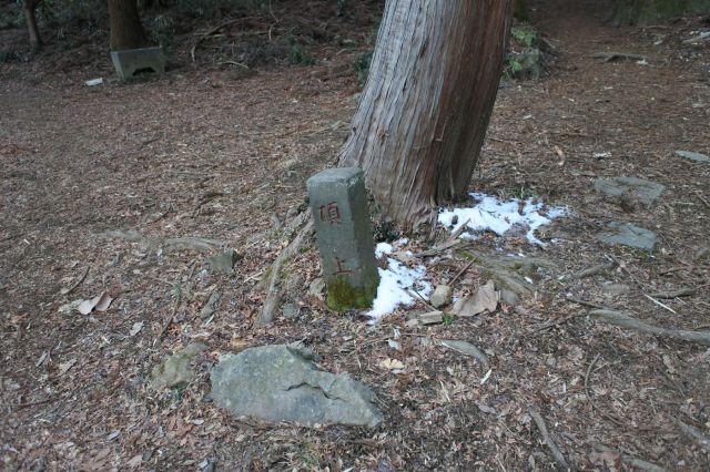 八王子城山　頂上到着