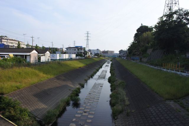 乞田川下流方面