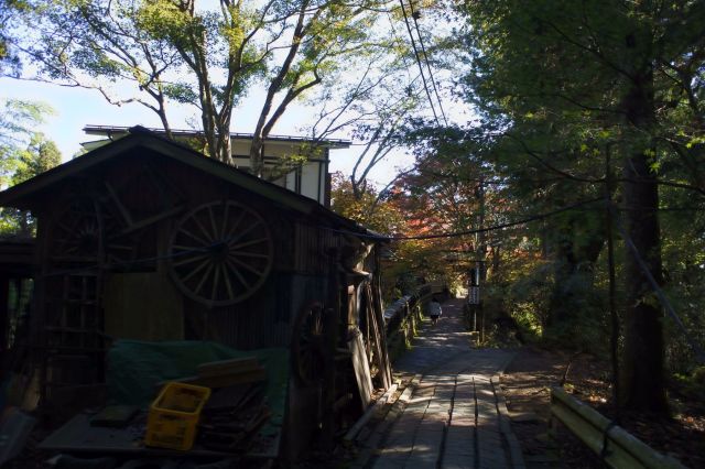 御岳山の宿街