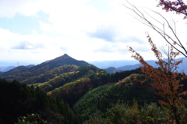 運転から次の山を見る