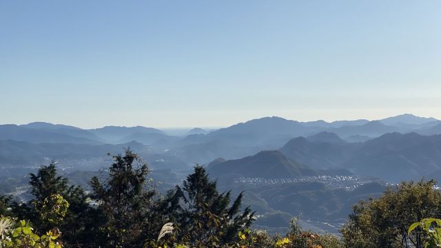 高尾の山々