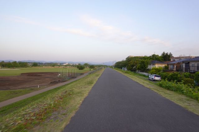 立川緑地付近