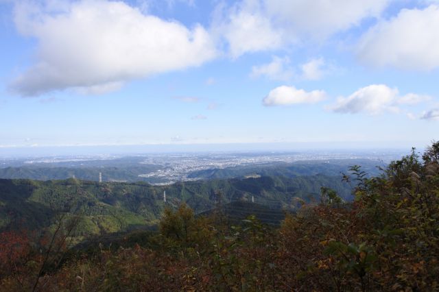 山頂からの見晴らし