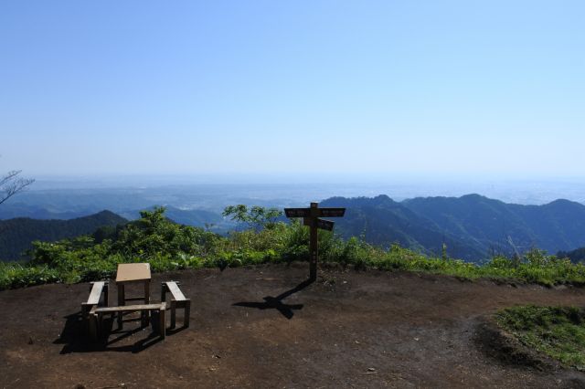 山頂からの見晴らし（東側）