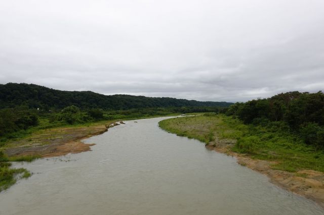 拝島橋からの多摩川