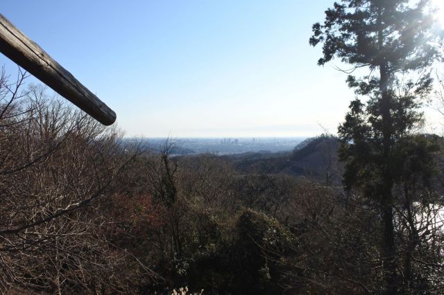 草戸山の展望台から