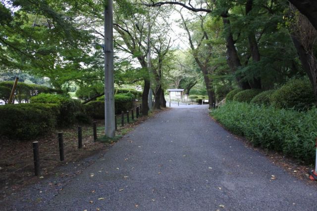 左手に駐車場